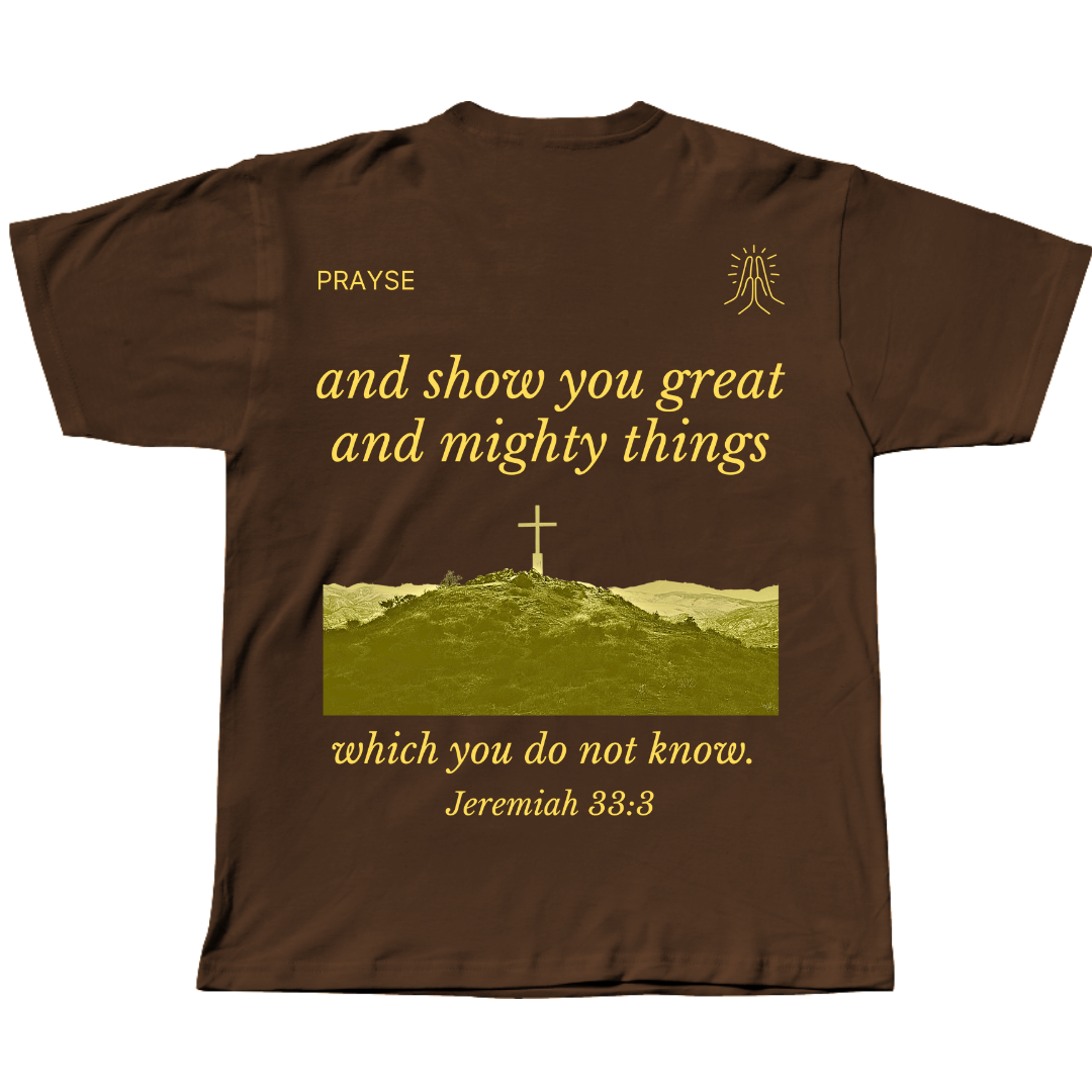 Call To Me Brown TEE