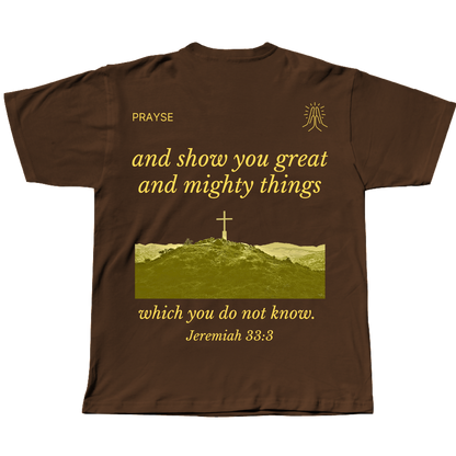 Call To Me Brown TEE