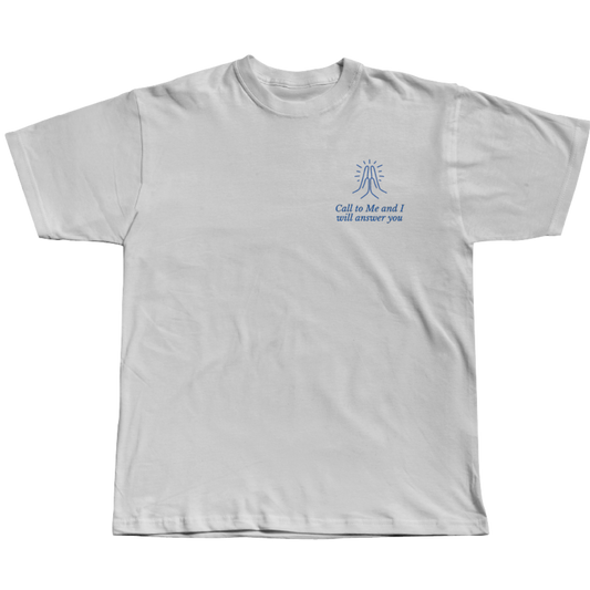 Call To Me White TEE